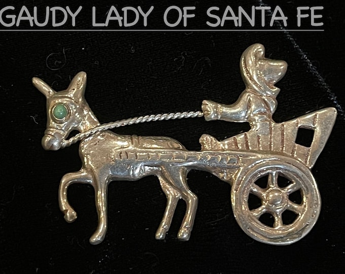 Vintage Horse Buggy Pin