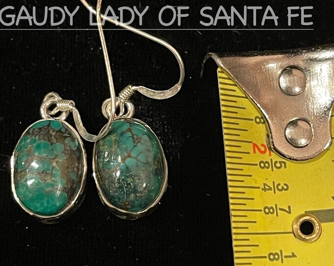 Turquoise Blue Green Earrings