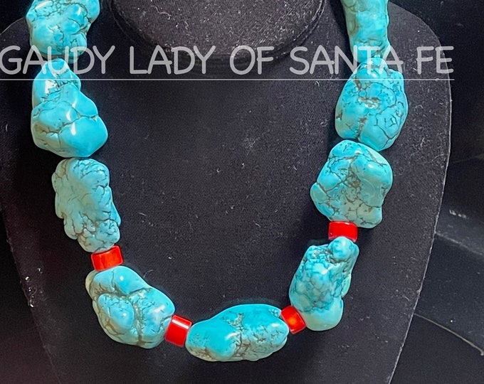 Chunky Turquoise Coral Trim