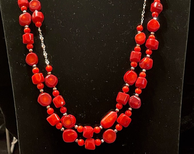 Red Coral Diamond-Like Chain Trim