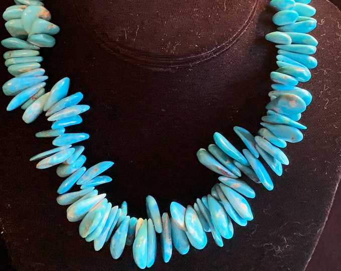 Turquoise Teardrop Necklace