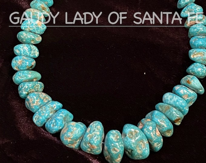 Turquoise Chunky Nugget Necklace