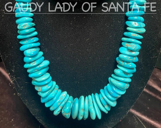 Chunky Turquoise Bright Choker