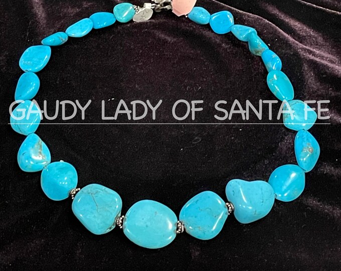 Turquoise Nugget Necklace