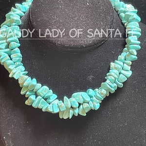 Turquoise Chips Necklace Magnesite