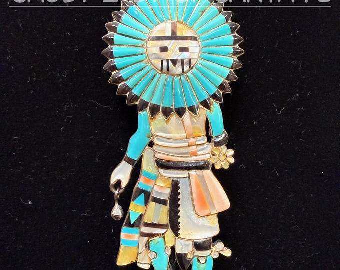 Sun Face Kachina Bolo Vintage