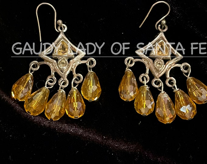 Citrine Dangle Earrings #2