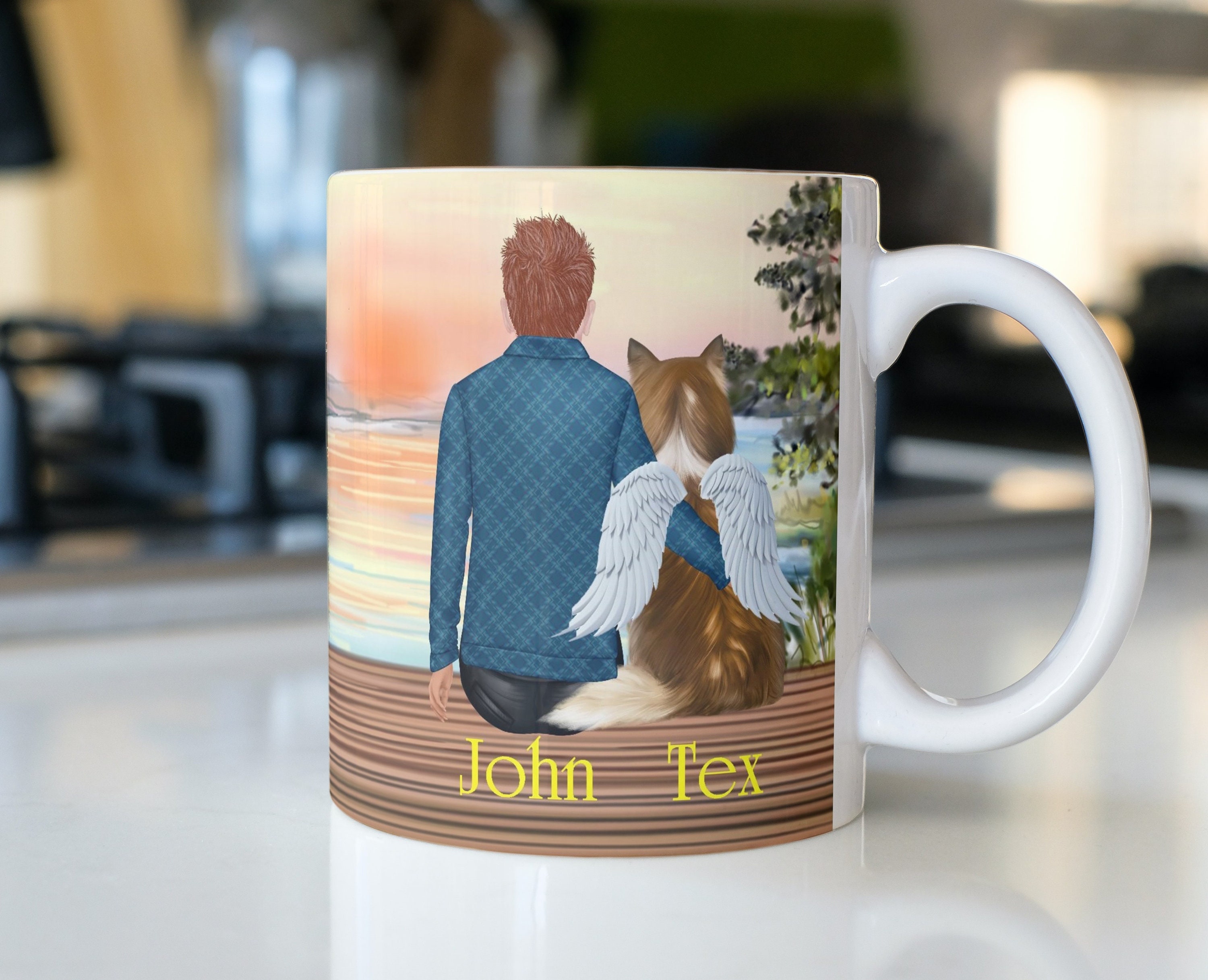 Personalised Dog Memorial mug Etsy
