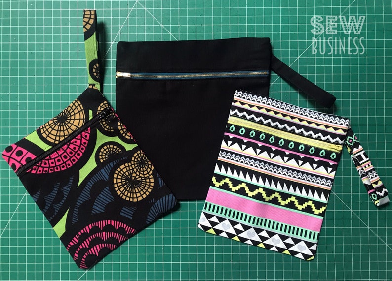 Simple Zipper Pouch PDF Sewing Pattern Face Mask Storage Etsy