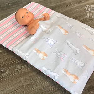 Puppenfertiges Bett PDF Schnittmuster - Baby Doll Nap Time Spielmatte Nähanleitung - Absolute Anfänger Easy Simple Sew