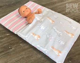 Doll Ready Bed PDF Sewing Pattern - Baby Doll Nap Time Play Mat Sewing Tutorial - Absolute Beginner Easy Simple Sew