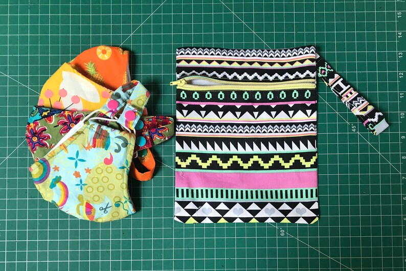 Simple Zipper Pouch PDF Sewing Pattern Face Mask Storage Etsy