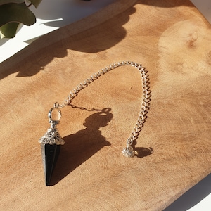 natuurlijke obsidiaan stenen slinger