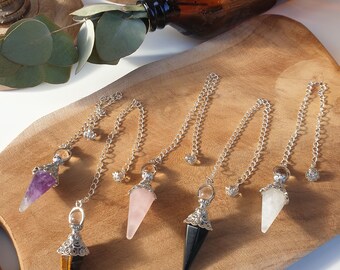Obsidian Pendulum | Etsy