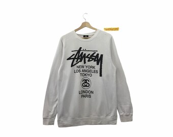 Stussy sweatshirt etsy Clearance