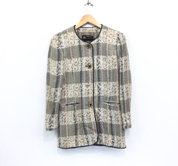 Rare!!! Vintage Hardy Amies Coat Jacket Outerwear