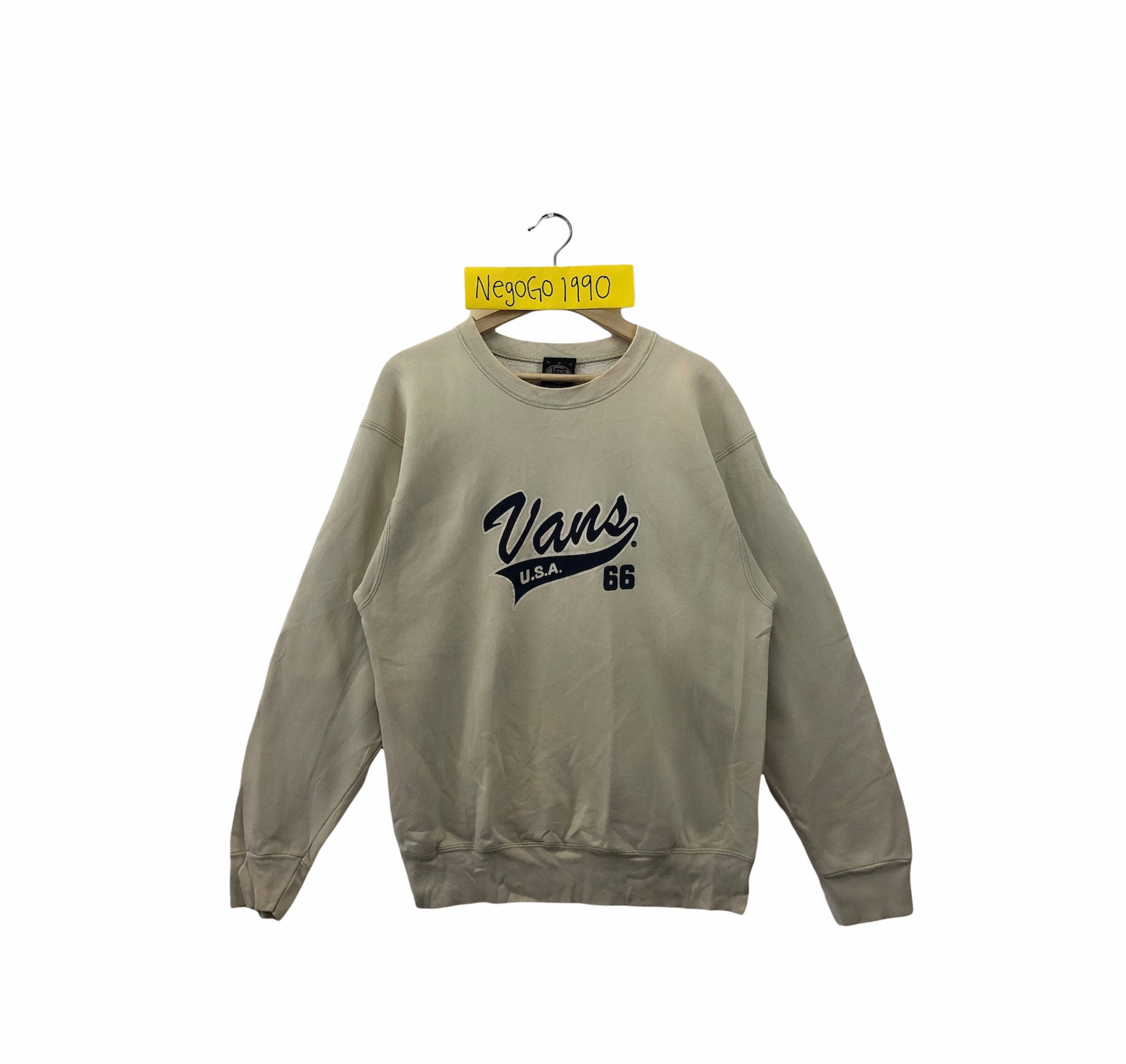 Rare vintage Vans Sweatshirt Big Logo Vans Skateboards - Etsy France