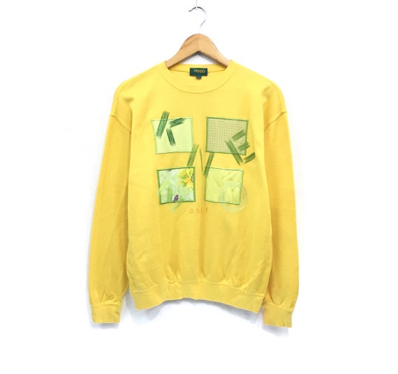 kenzo sweatshirt yellow