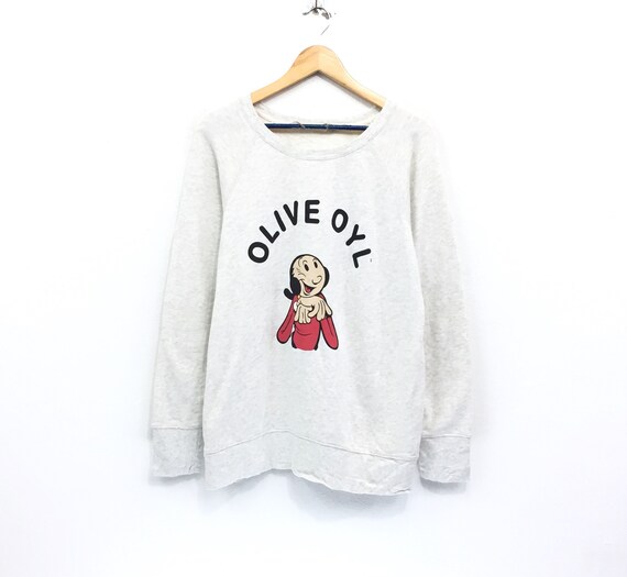 Rare Vintage Olive Oyl Sweatshirt Big 