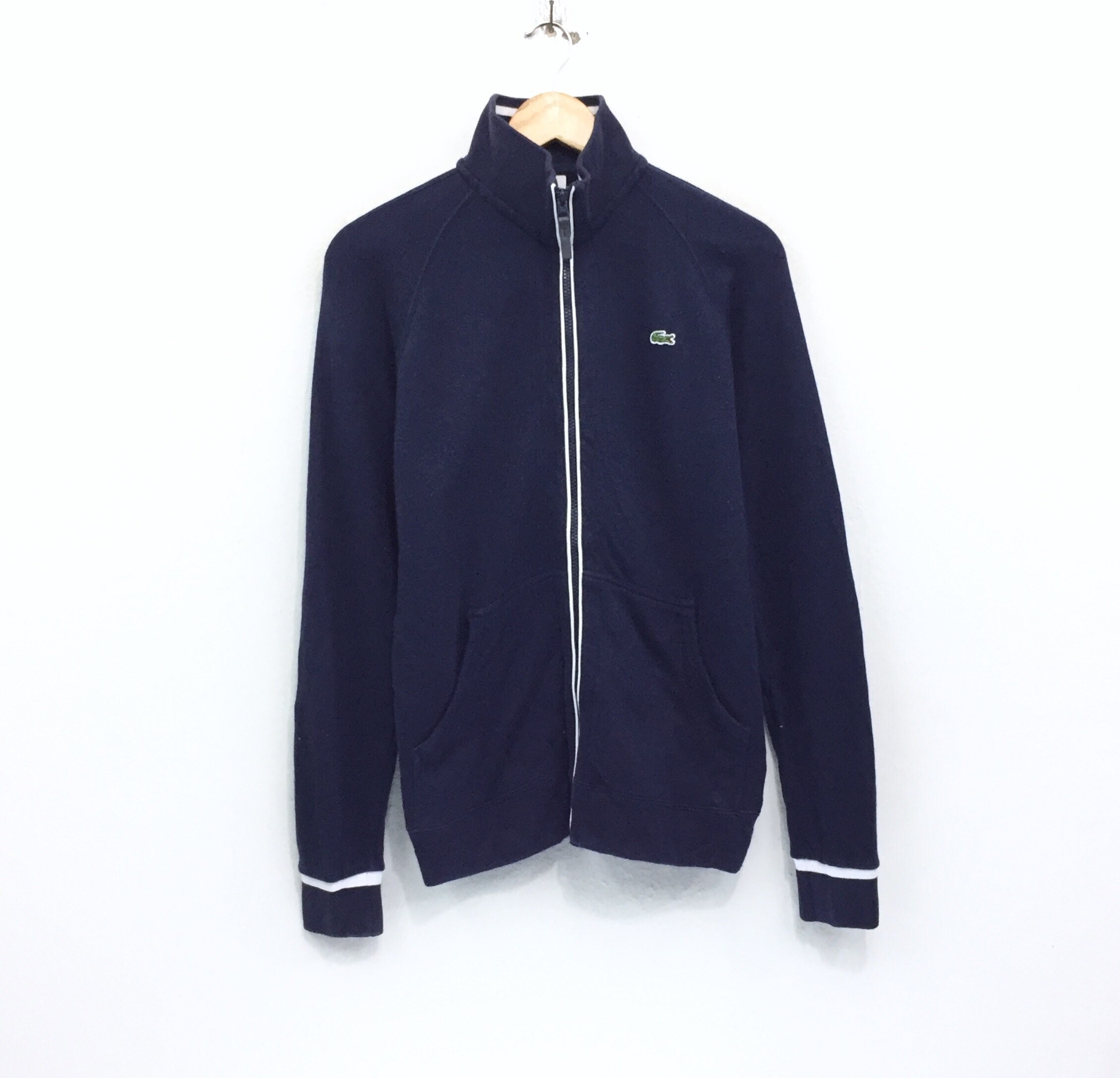 Rare Vintage Lacoste Sweatshirt Zipper 
