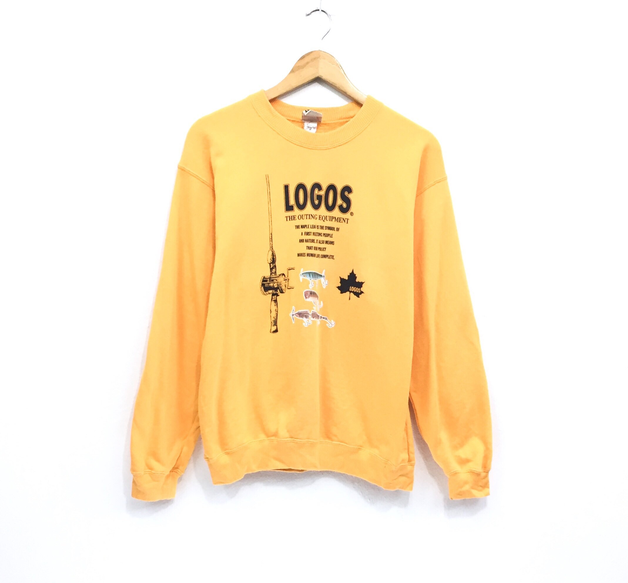 Rare Logos Sweatshirt Logos The Outing Equipment Big Logo Etsy