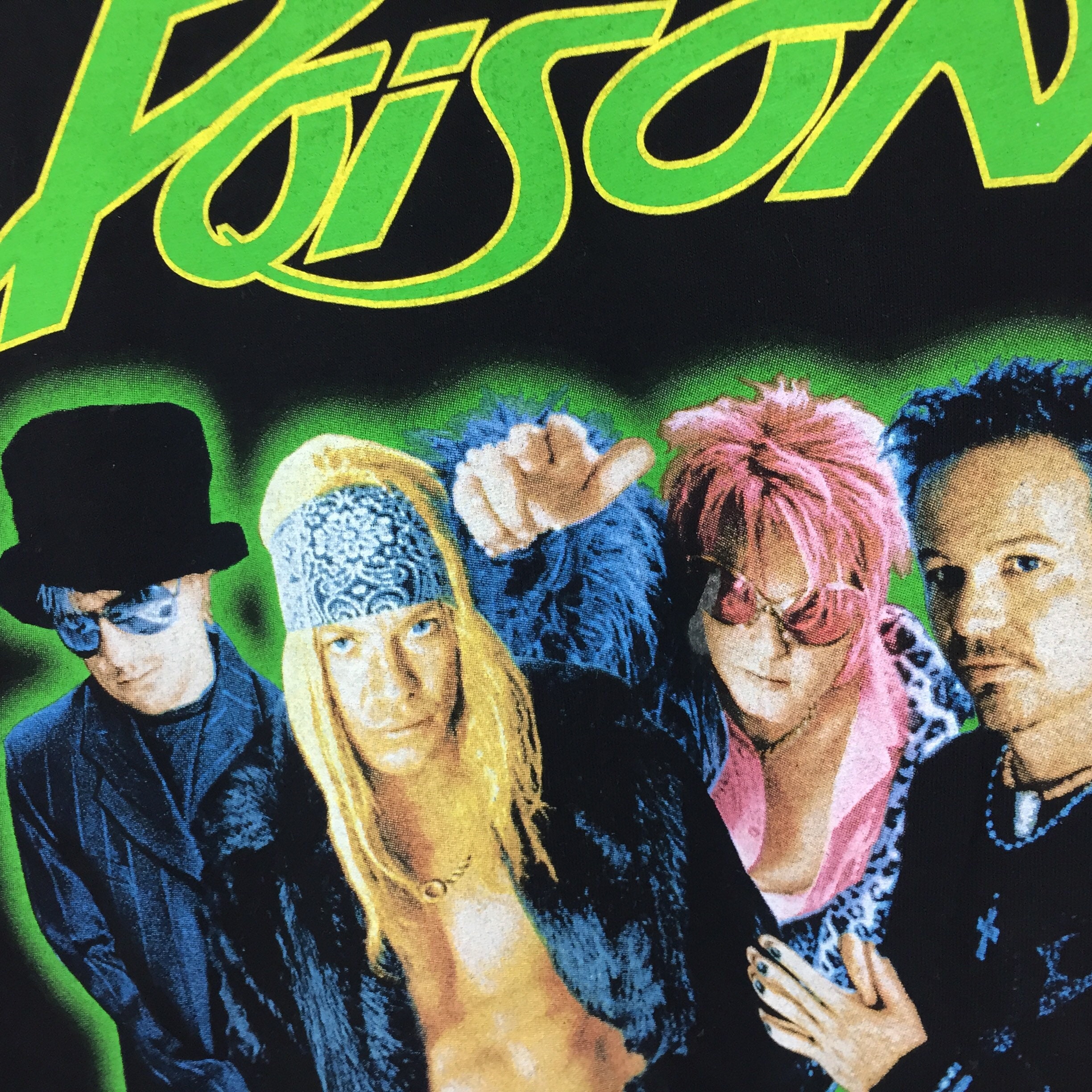 Rare vintage Poison Band Tshirt Tour Glam Slam Metal Jam Etsy