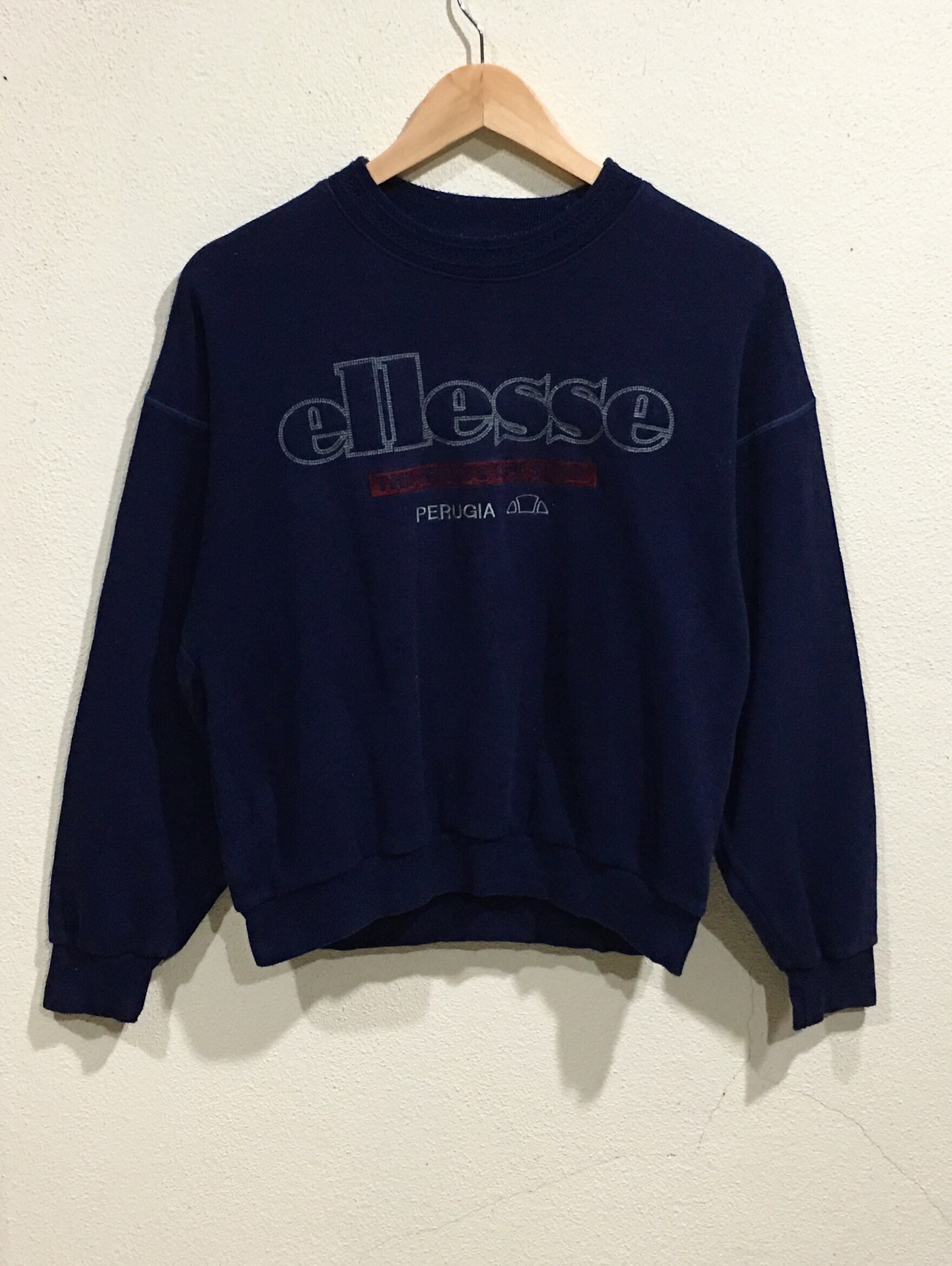Rare Vintage Ellesse Sweatshirt Big 