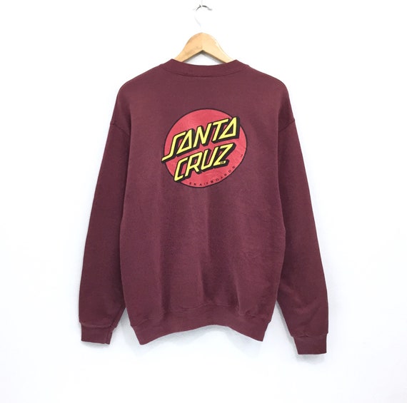 Rare Vintage Santa Cruz Sweatshirt Big 