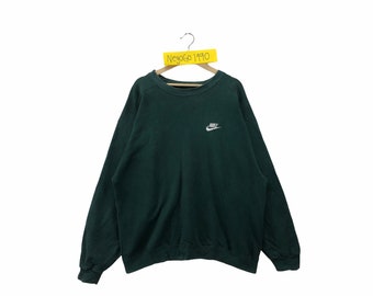 green nike jumper vintage