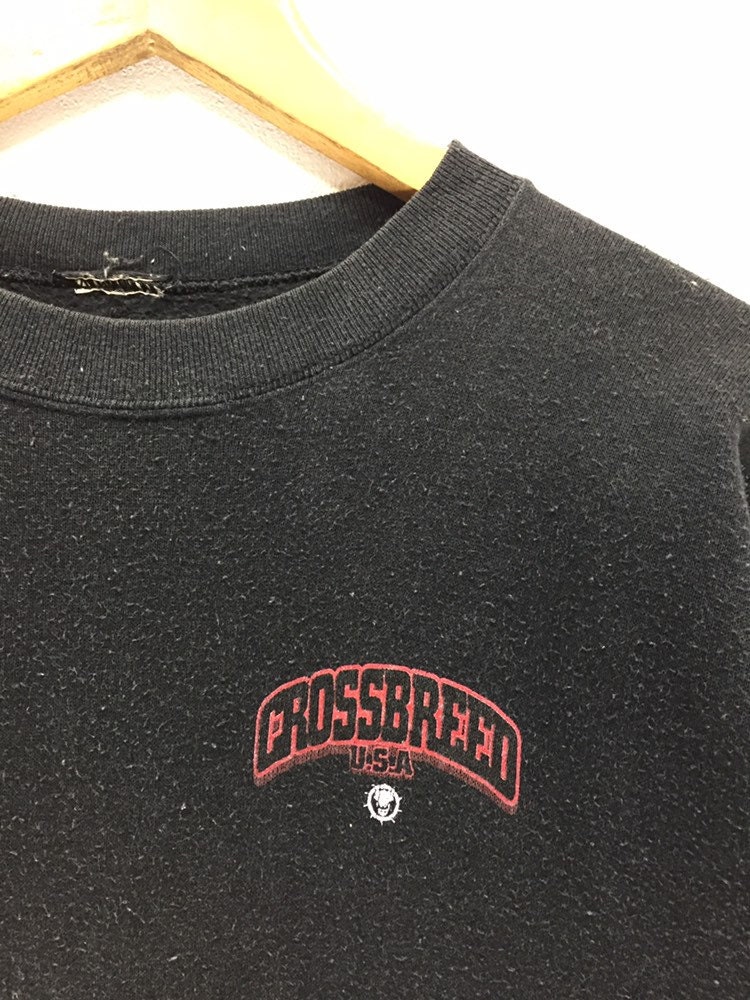 Rare Vintage Crossbreed Usa Dog Big Print Sweatshirt Dog - Etsy
