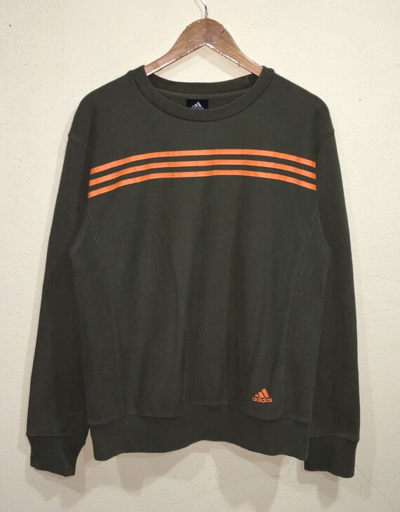 orange adidas sweater