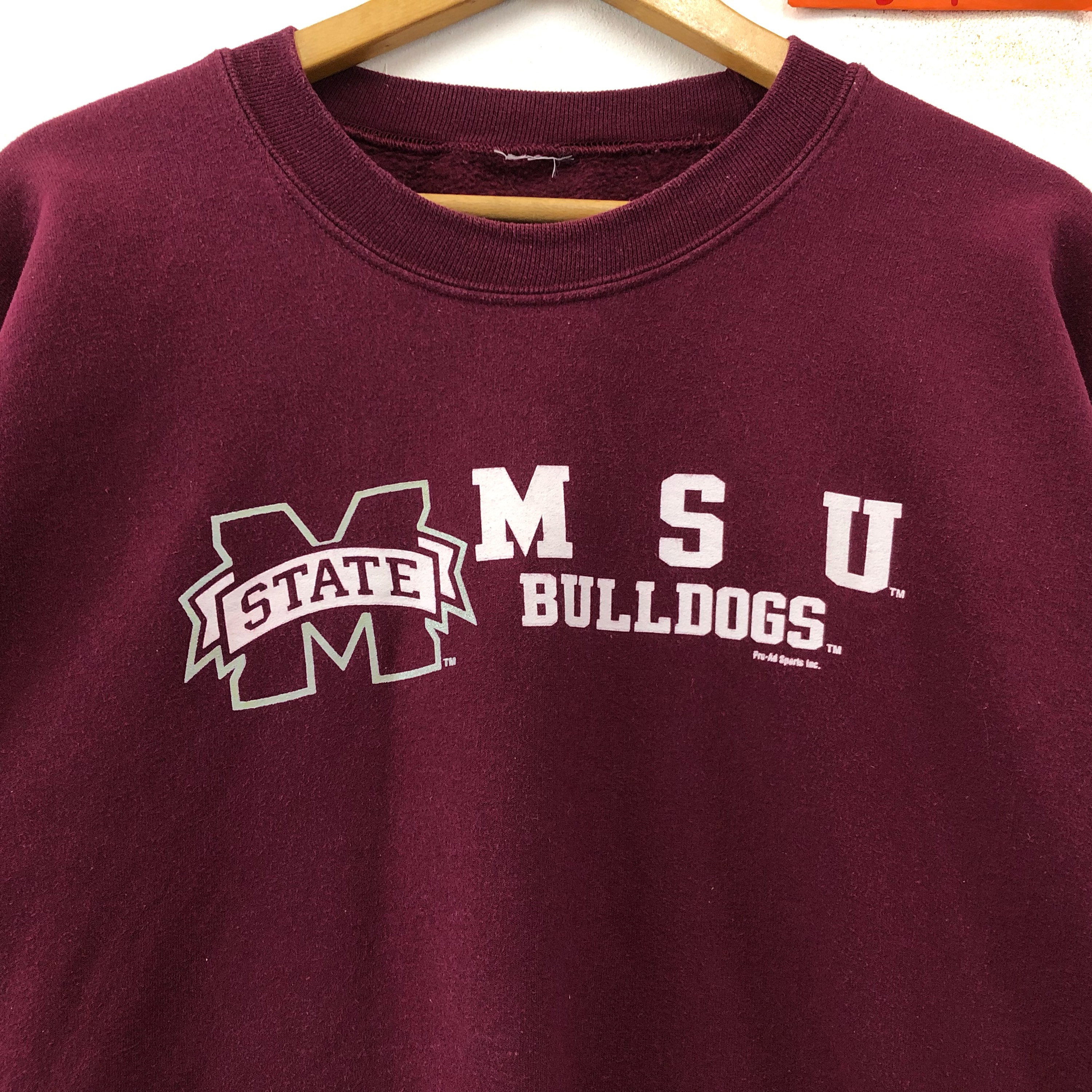 Rare Mississippi State Bulldogs Football Sweatshirt Big - Etsy UK