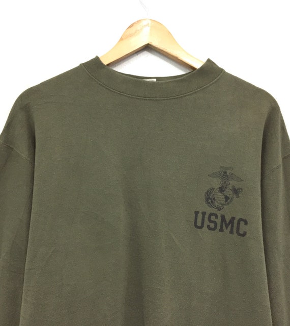 USMC United State Marine Corp  Crewneck Military Sweater Sweatshirt Vintage!