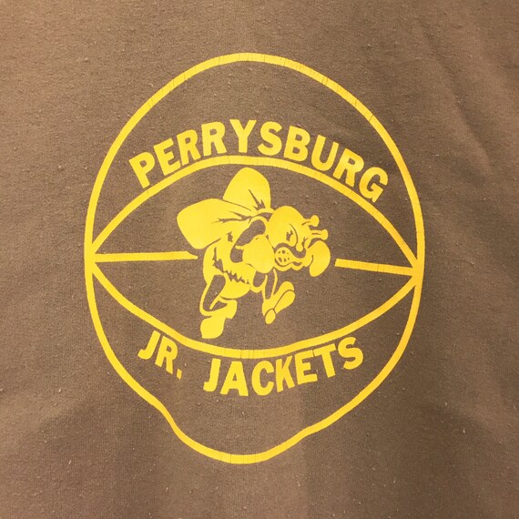 Rare !!! Vintage des années veste 90 Perrysburg Sweatshirt Perrysburg Jr. veste années grande impression Pullover pull pull Parysburg ville Ohio basket Sportwear 6fd0f3 Rare !!! Vintage des années veste 90 Perrysburg Sweatshirt Perrysburg Jr. veste années grande impression Pullover pull pull Parysburg ville Ohio basket Sportwear 6fd0f3