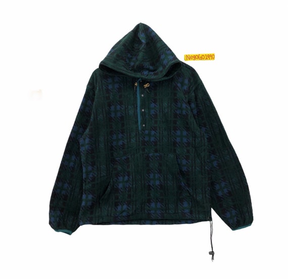Rare Vintage L.L Bean Fleece LL Bean Hoodie Sweatshirt Half - Etsy