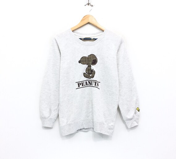 Rare Vintage Peanuts Sweatshirt Embroidery Big Logo Etsy