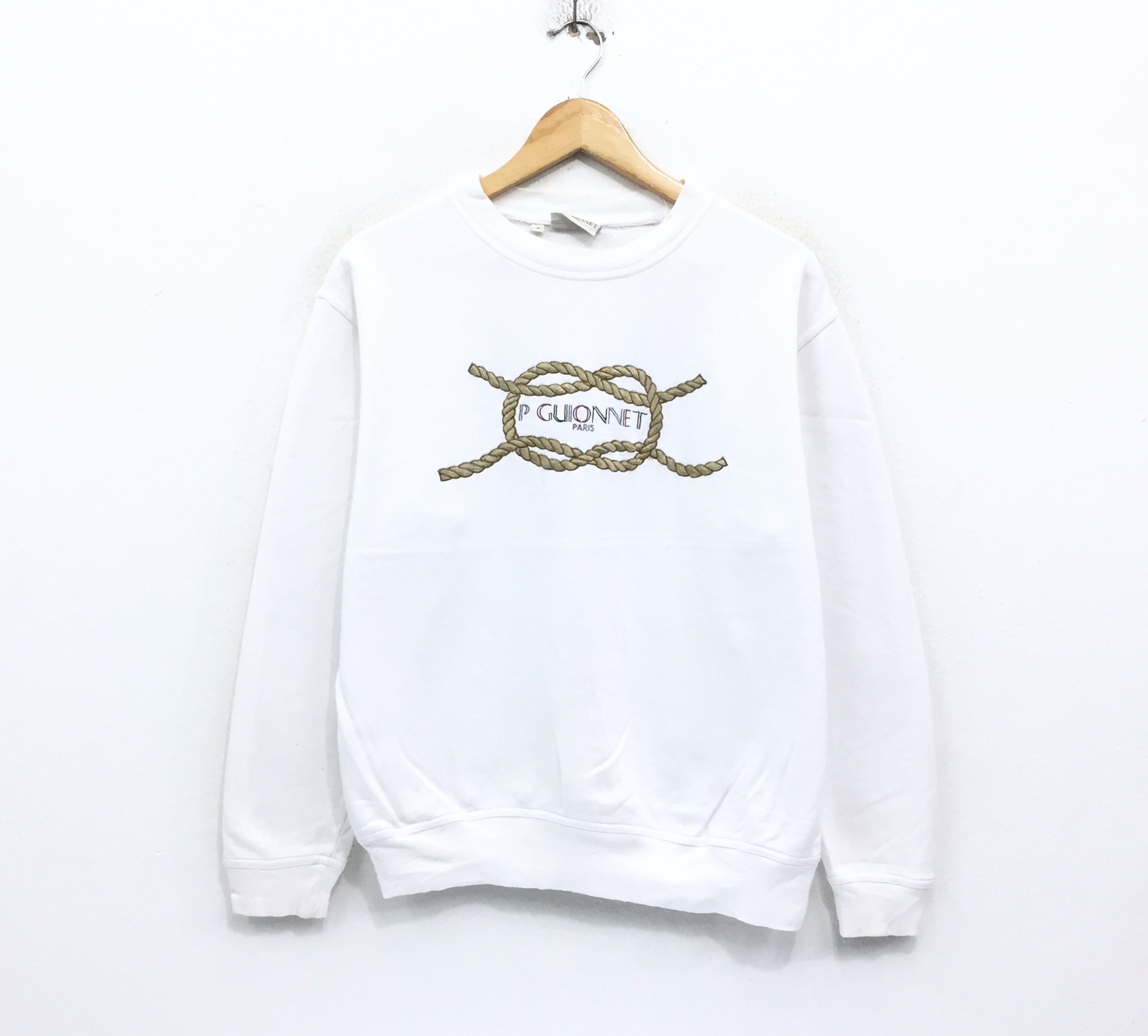 VINTAGE CHANEL LOGO EMBROIDERED T-SHIRT WHITE