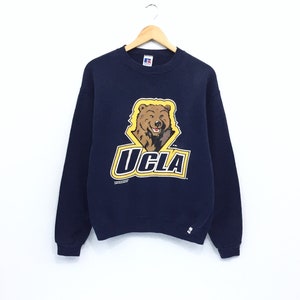 CustomCat UCLA Bruins Vintage NCAA Crewneck Sweatshirt Royal / 4XL