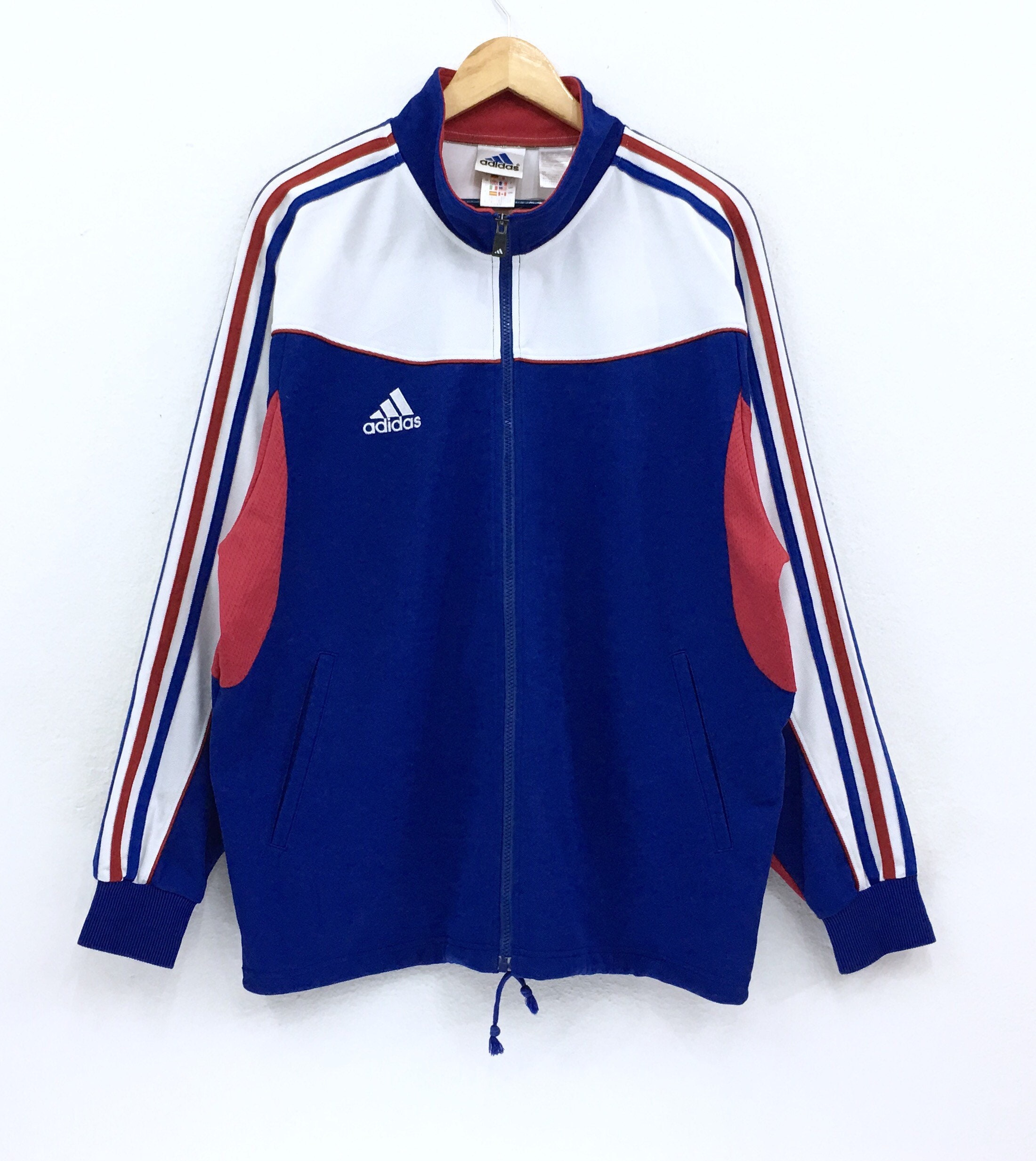 adidas jacket double zipper