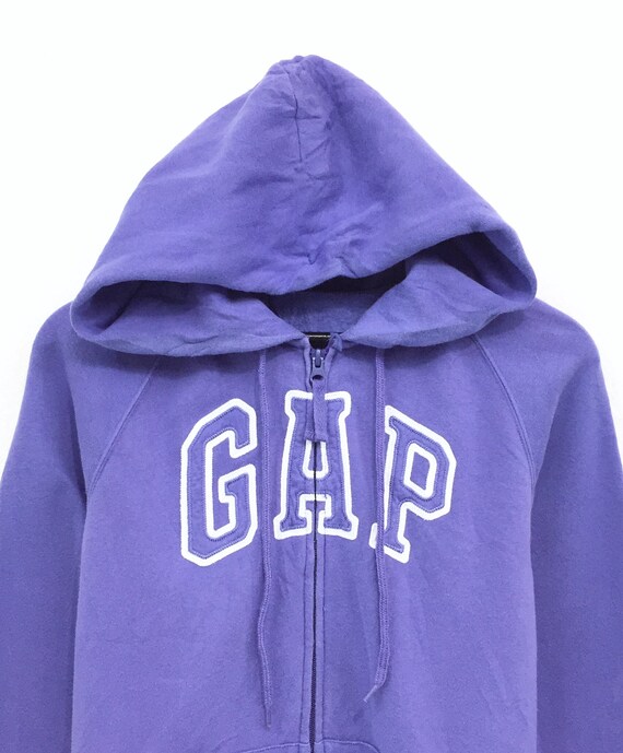 purple gap hoodie zip up