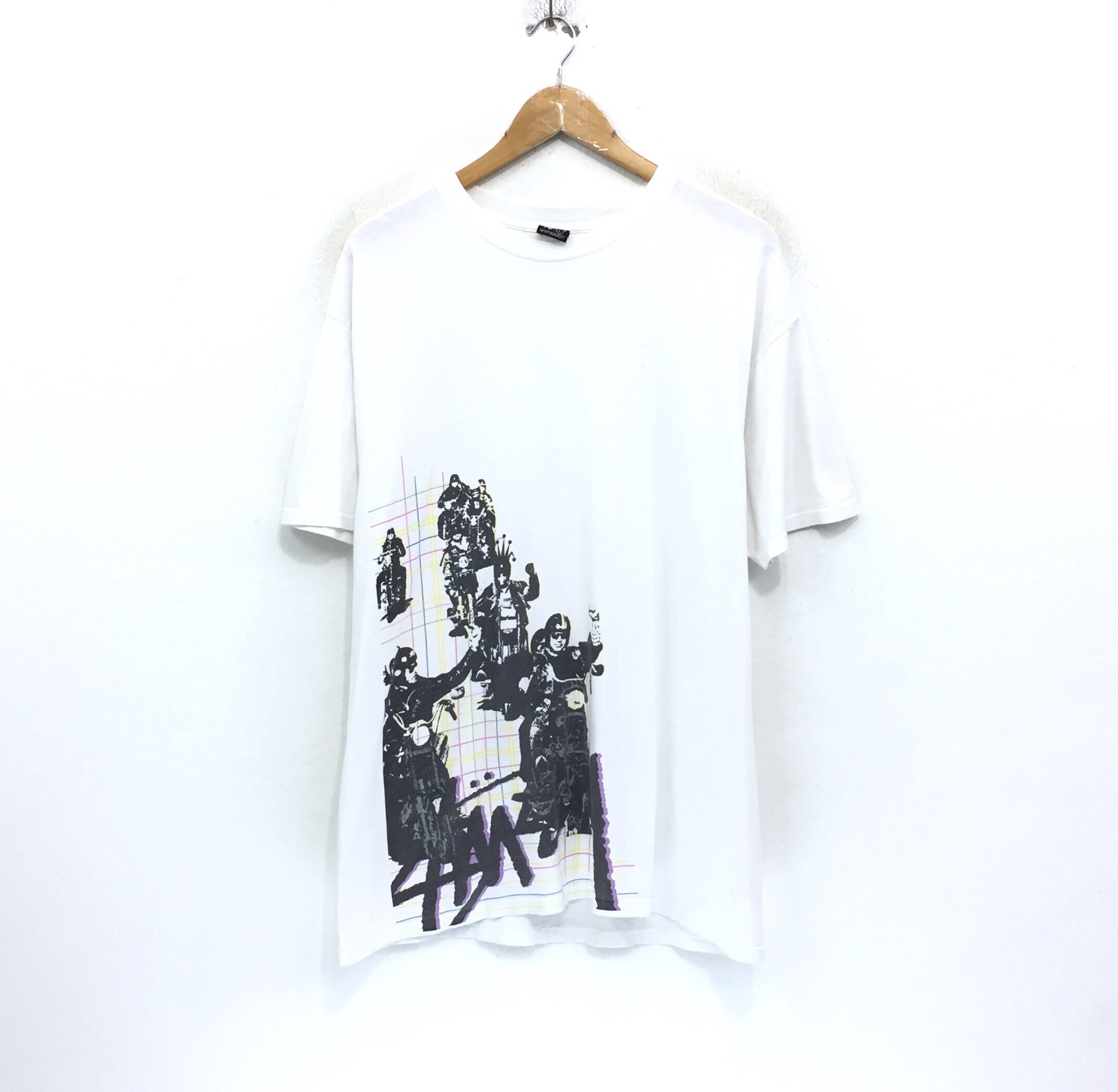 Rare Vintage Stussy T-shirt Big Print 