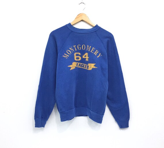 Rare!!! Vintage Montgomery Eagles Sweatshirt Big L