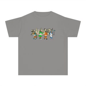 Kids Philly Sports Mascots Broad Street Skyline Youth Tee Cotton Colors