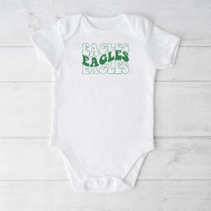 Eagles Groovy Words | Philadelphia Eagles bodysuit  | Bodysuit Toddler Tee | Baby Gift | Gender Neutral | Philly Football