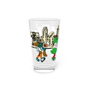 Copo de cerveja Philadelphia Mascots, 473ml (16oz) Philadelphia Sports imagem 2
