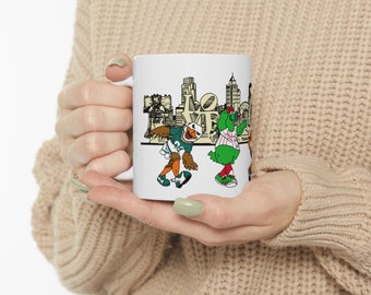 Philly Mascots Ceramic Mug 11oz Philadelphia Sports