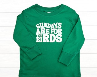 Sundays are for the Birds Green Toddler Tee Philadelphia Eagles | Gender Neutral | Philly Football