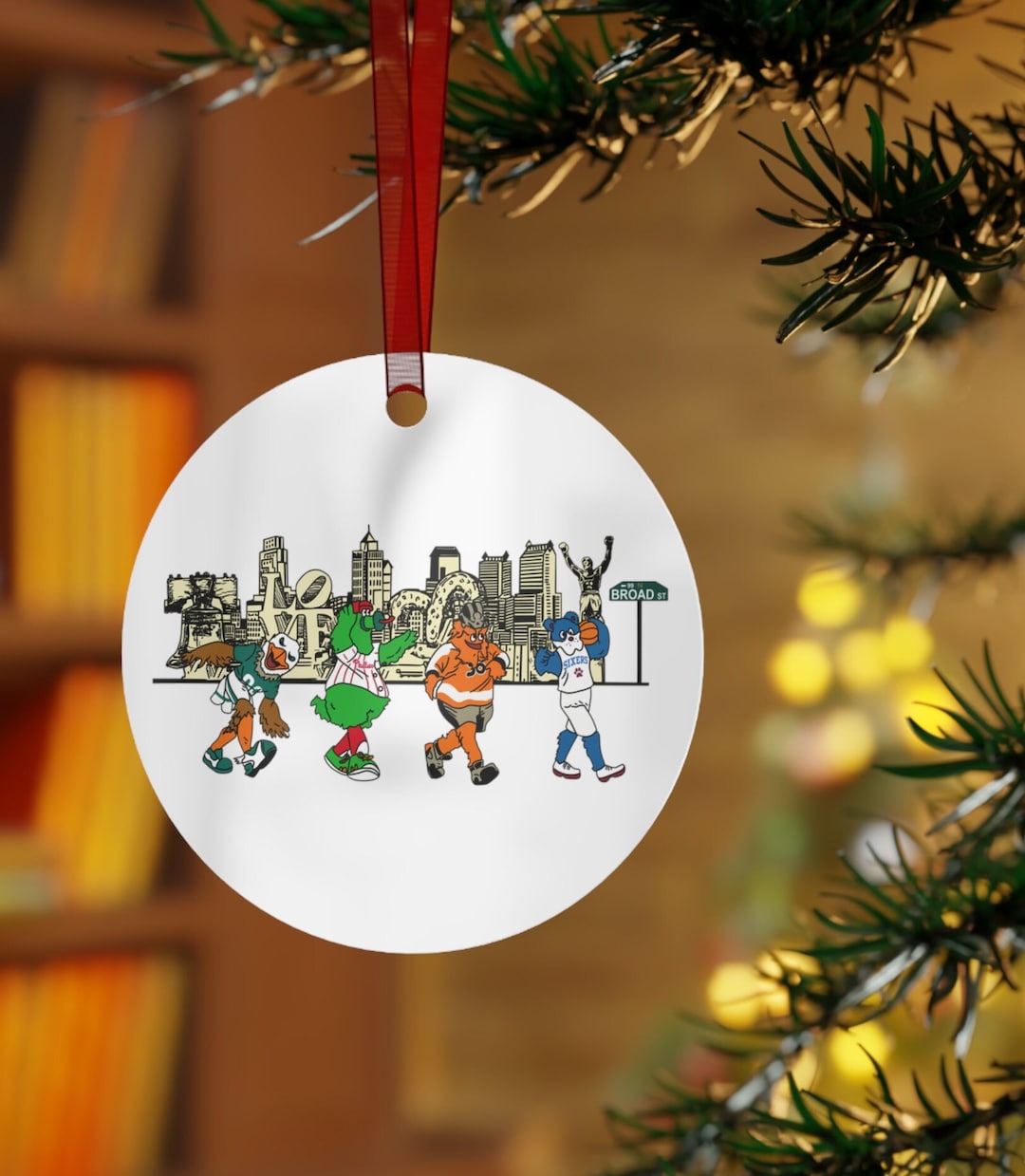 Philly Mascots Christmas Ornament | Stocking Stuffer | Philadelphia ...