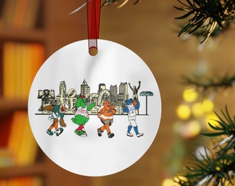 Philly Mascots Christmas Ornament | Stocking Stuffer | Philadelphia Sports Fan | Eagles Sixers Phillies Flyers