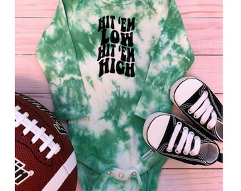 Eagles Baby Bodysuit | Green Tie Dye, Philly Football Gift